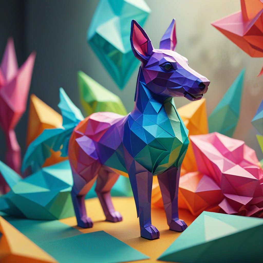Vibrant 3D Art of Tissue Paper Animal Suncatchers