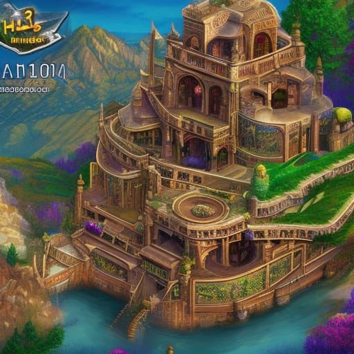 Fantastical High Roller in Detailed Matte Painting