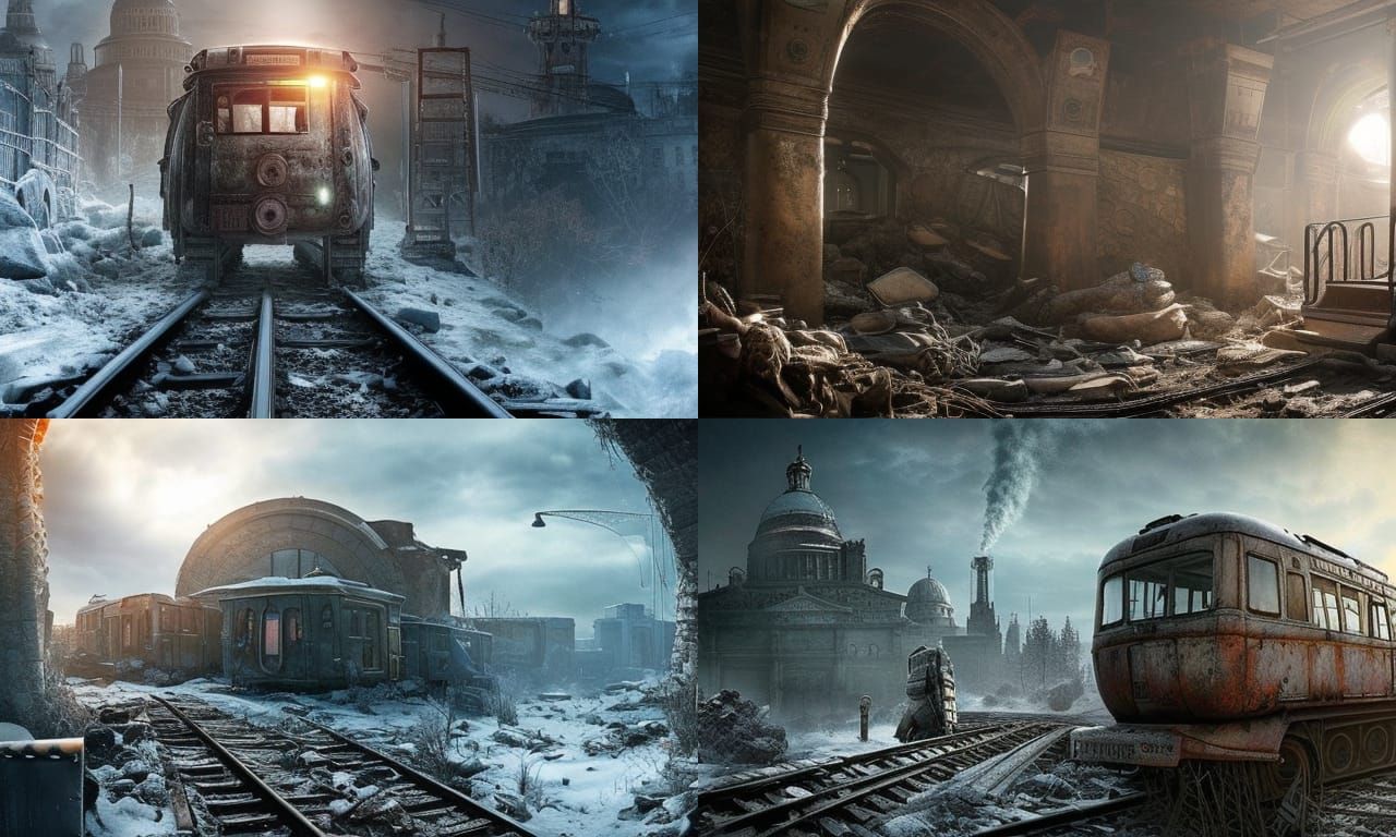 Epic Cinematic Scene from Metro Exodus