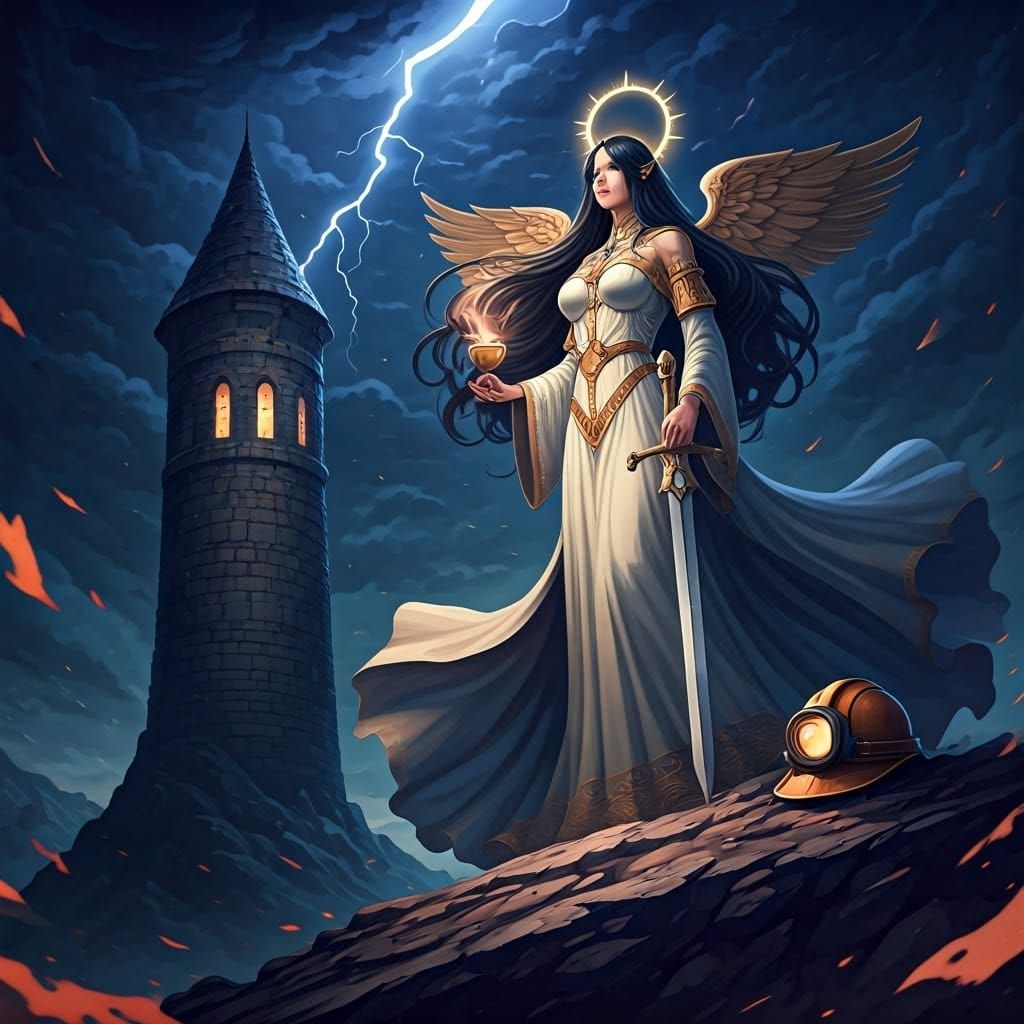 Saint Barbara, Anime Goddess of Fire and Stone