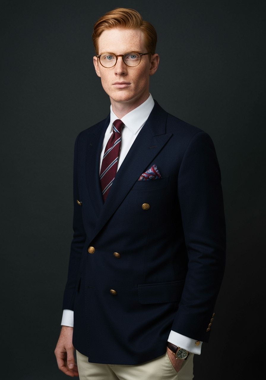 Elegant Man in Classic Portrait Style