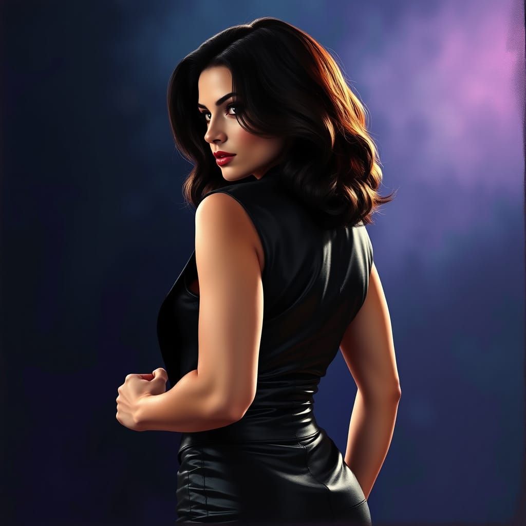 Confident Curves in Edgy Luxury