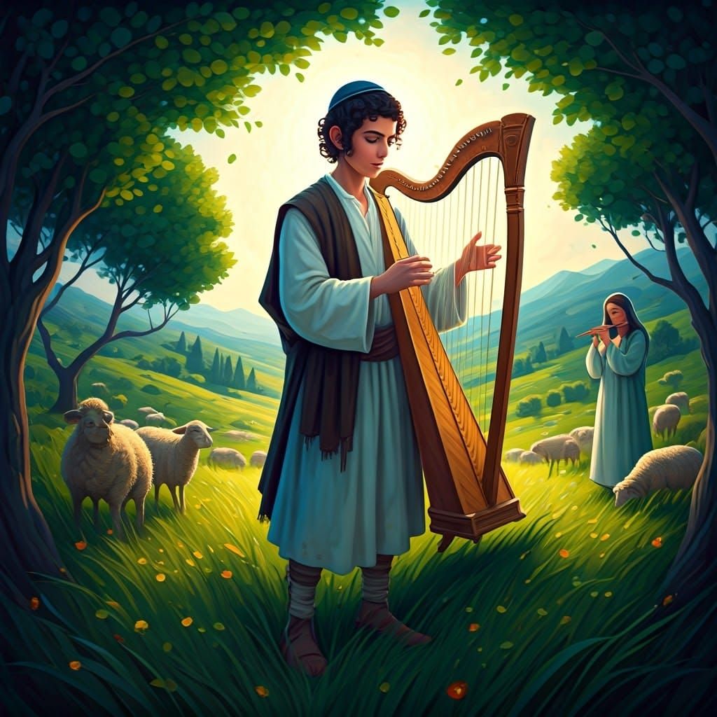 Hebrew Shepherds in Harmony with Nature