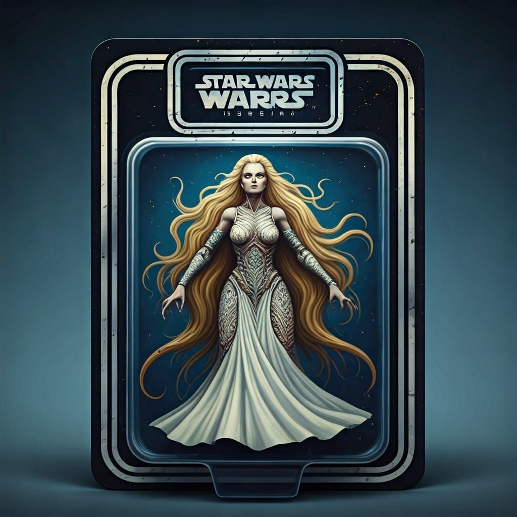 Eldritch Woman as Retro Action Figure