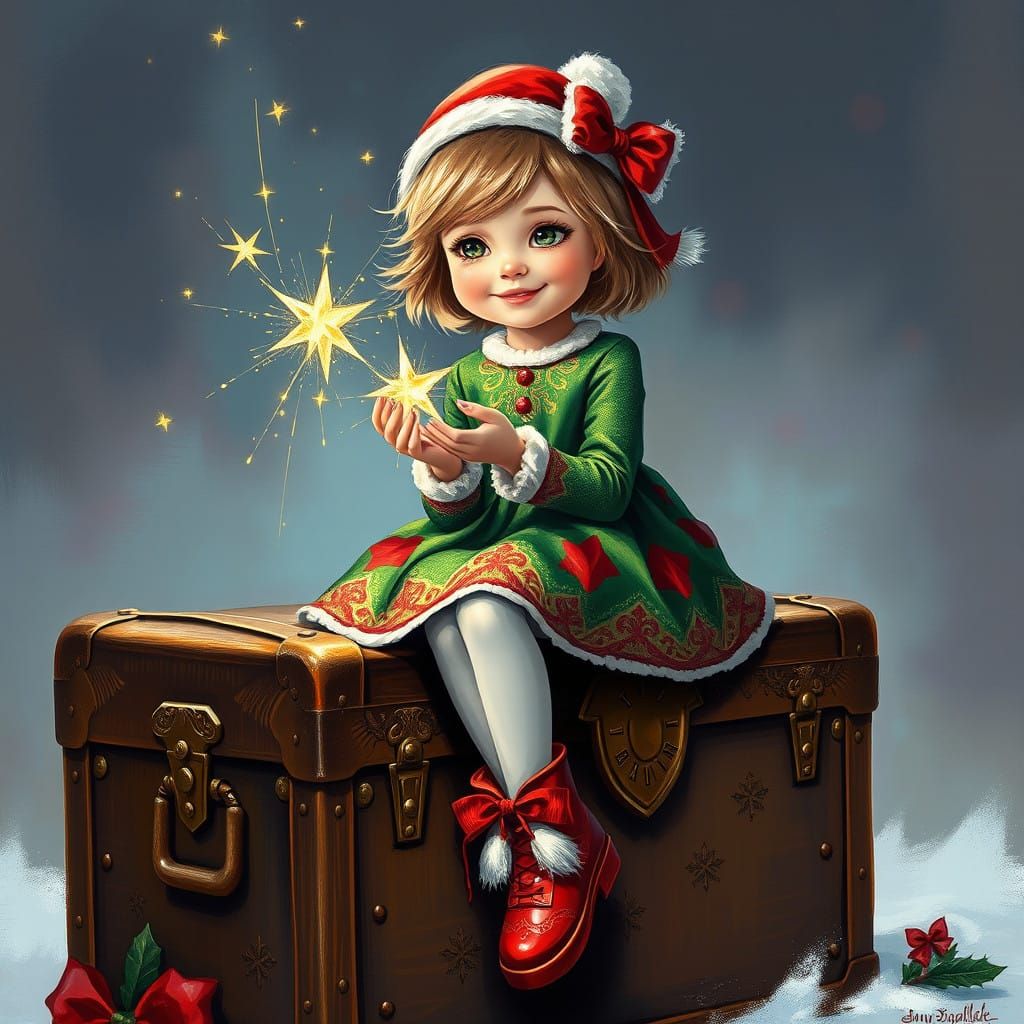 Joyful Christmas Spirit in Vibrant Colors