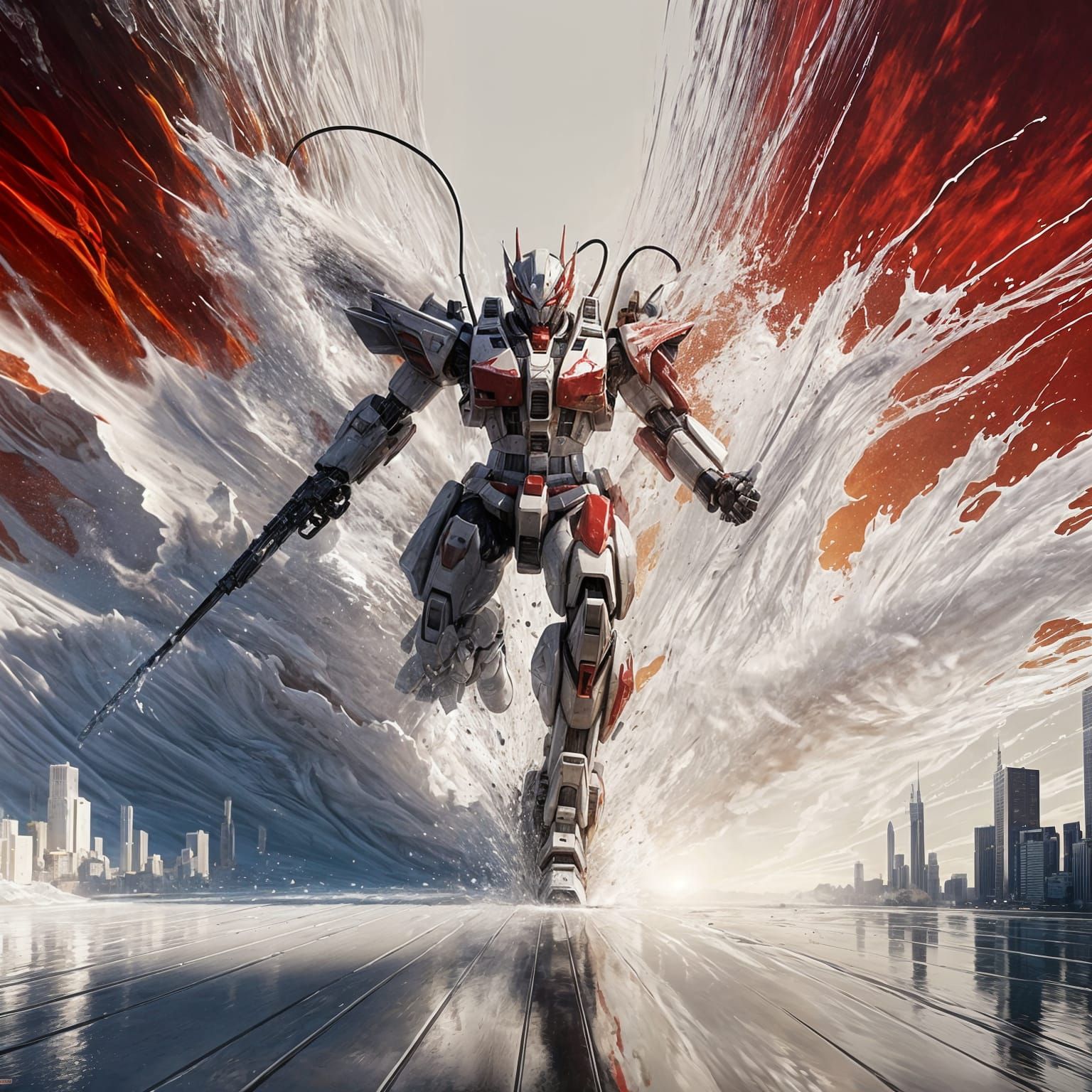 Gundam abstract ... coming at you❕