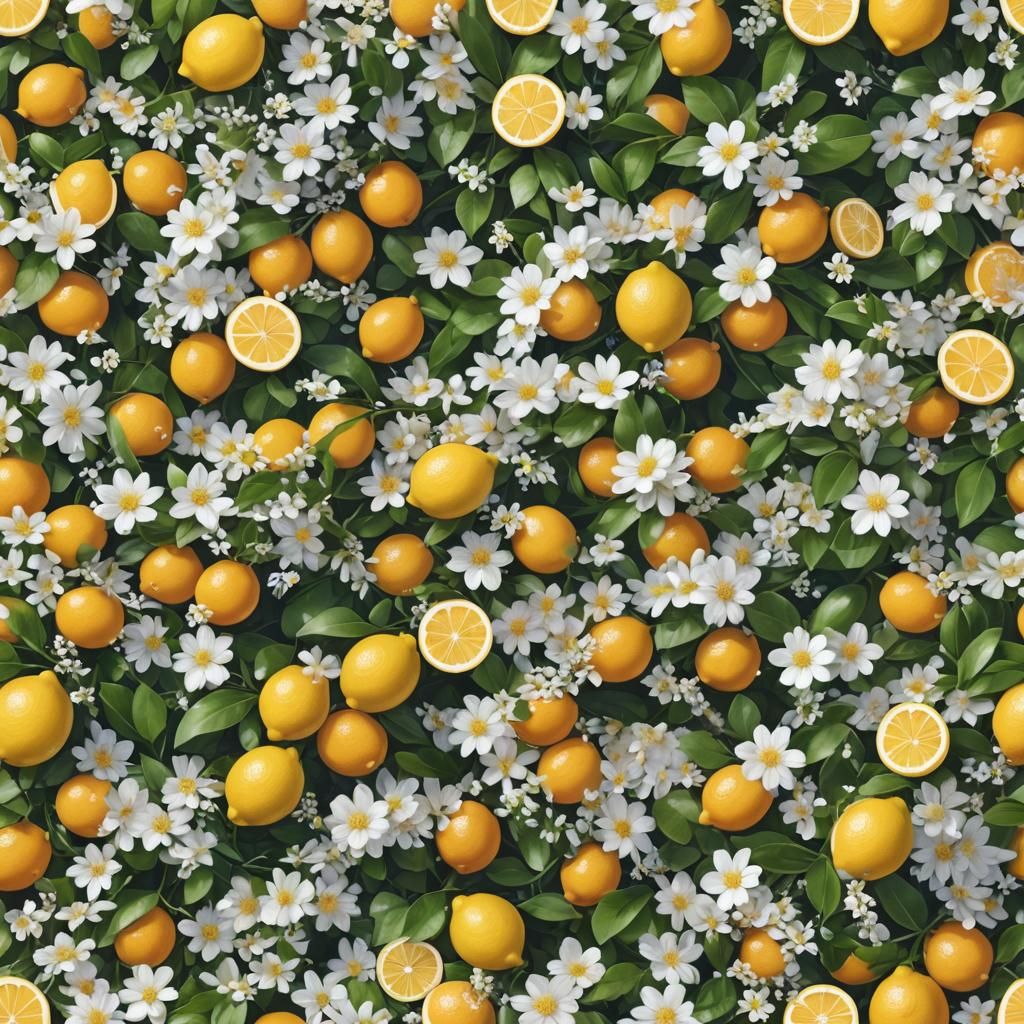 Fresh Lemon and Orange: Detailed 3D Anime Art