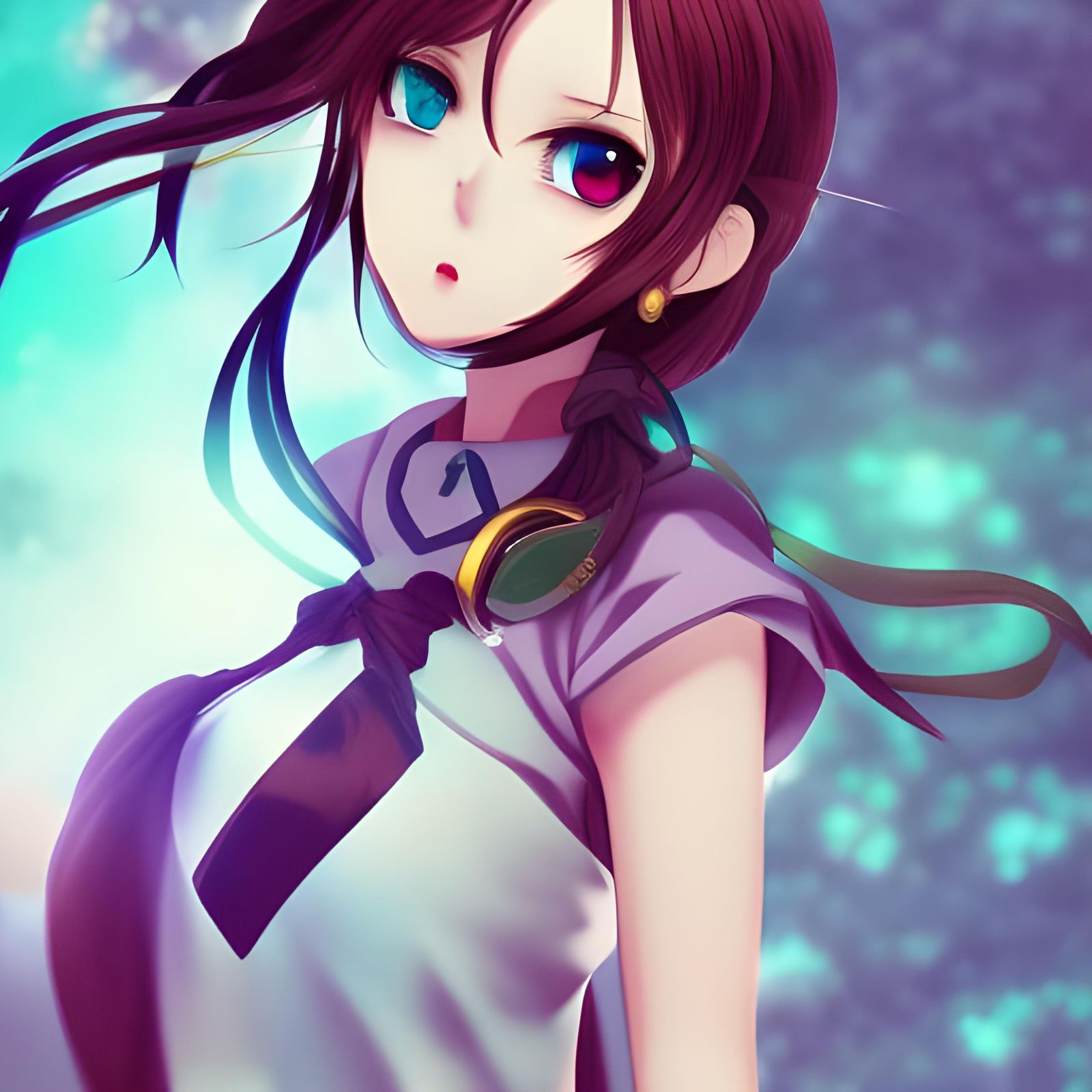 Sailor Jupiter Anime Portrait in Key Visual Style