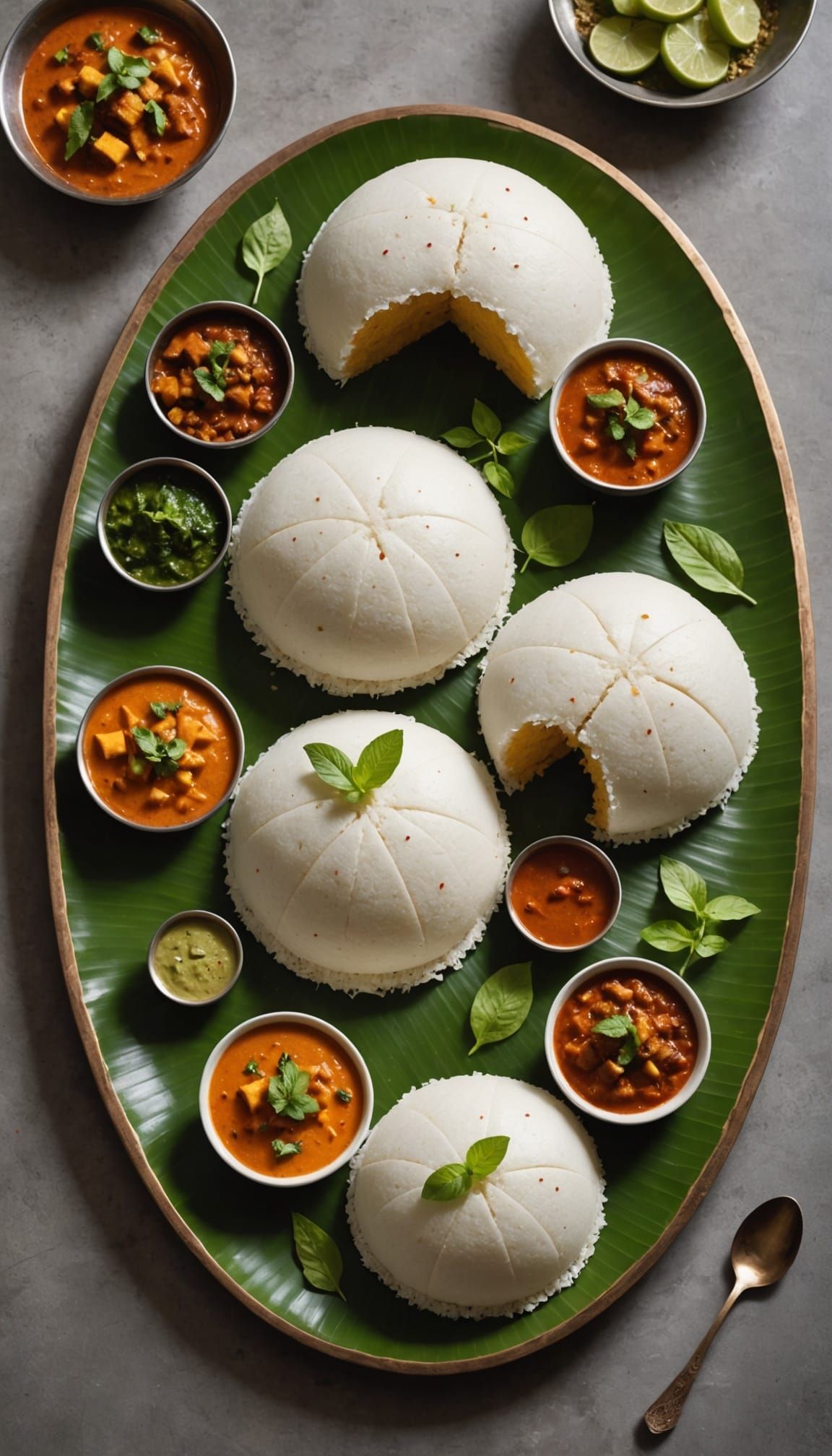 Surreal Idli House in Whimsical South Indian Landscape