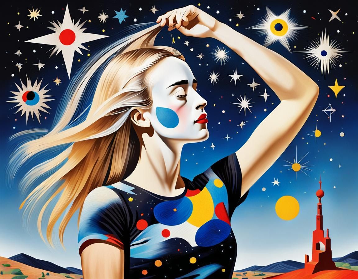 Classic paintings (Constellation: Woman with Blond Armpit Co...