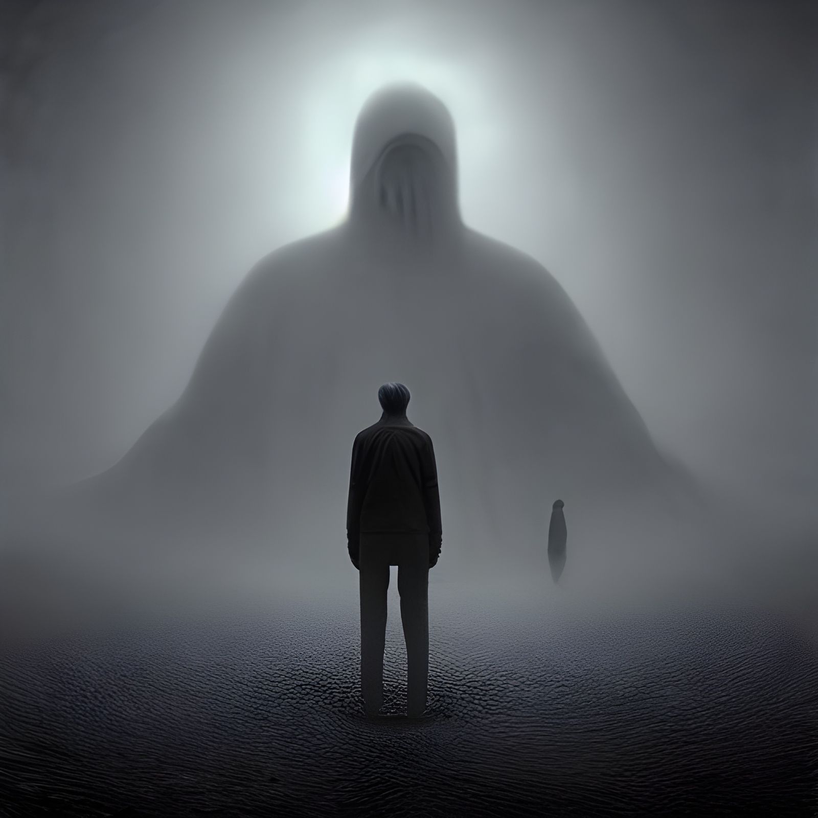 Dystopian Selfie in Hell: A Surrealist Nightmare