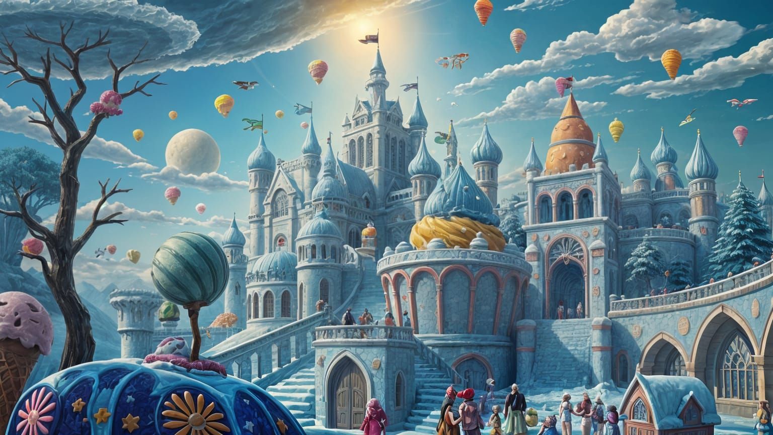 Ice Cream Fortress and Sundae Valley