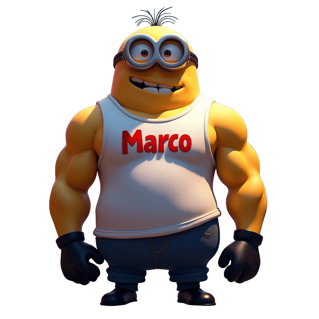 Muscular Minion "Marco" Digital Art