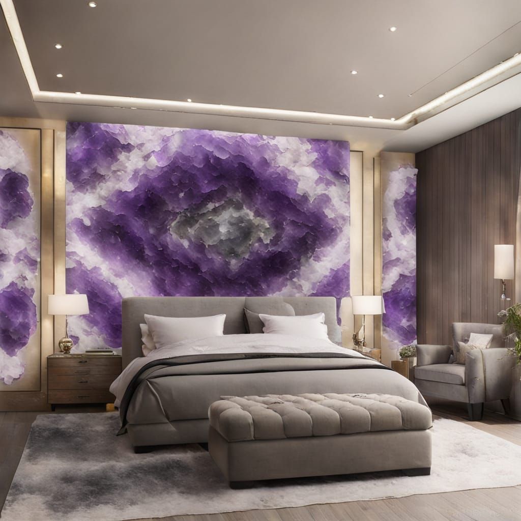 Amethyst Geode Interior Design Fusion