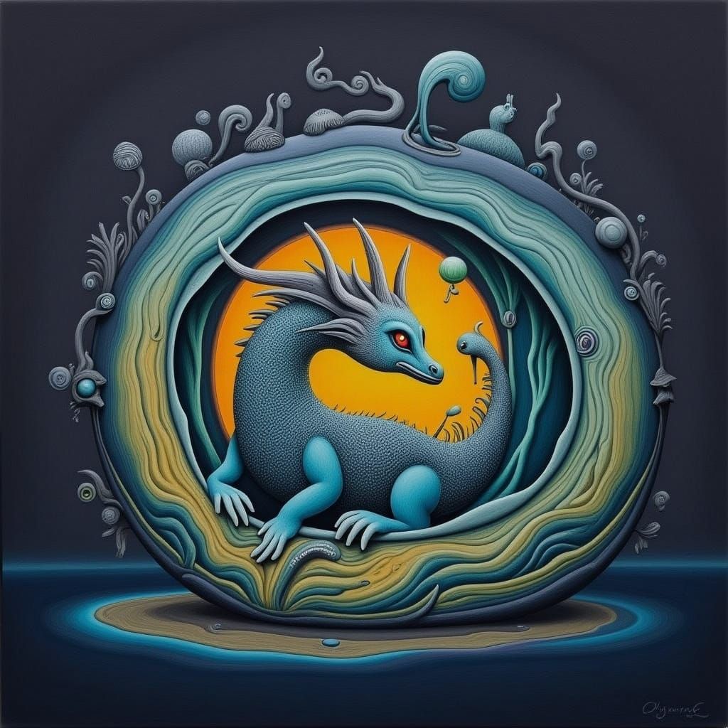 <lora:Greymatter Miasma:1.0> The inside of a dragon egg