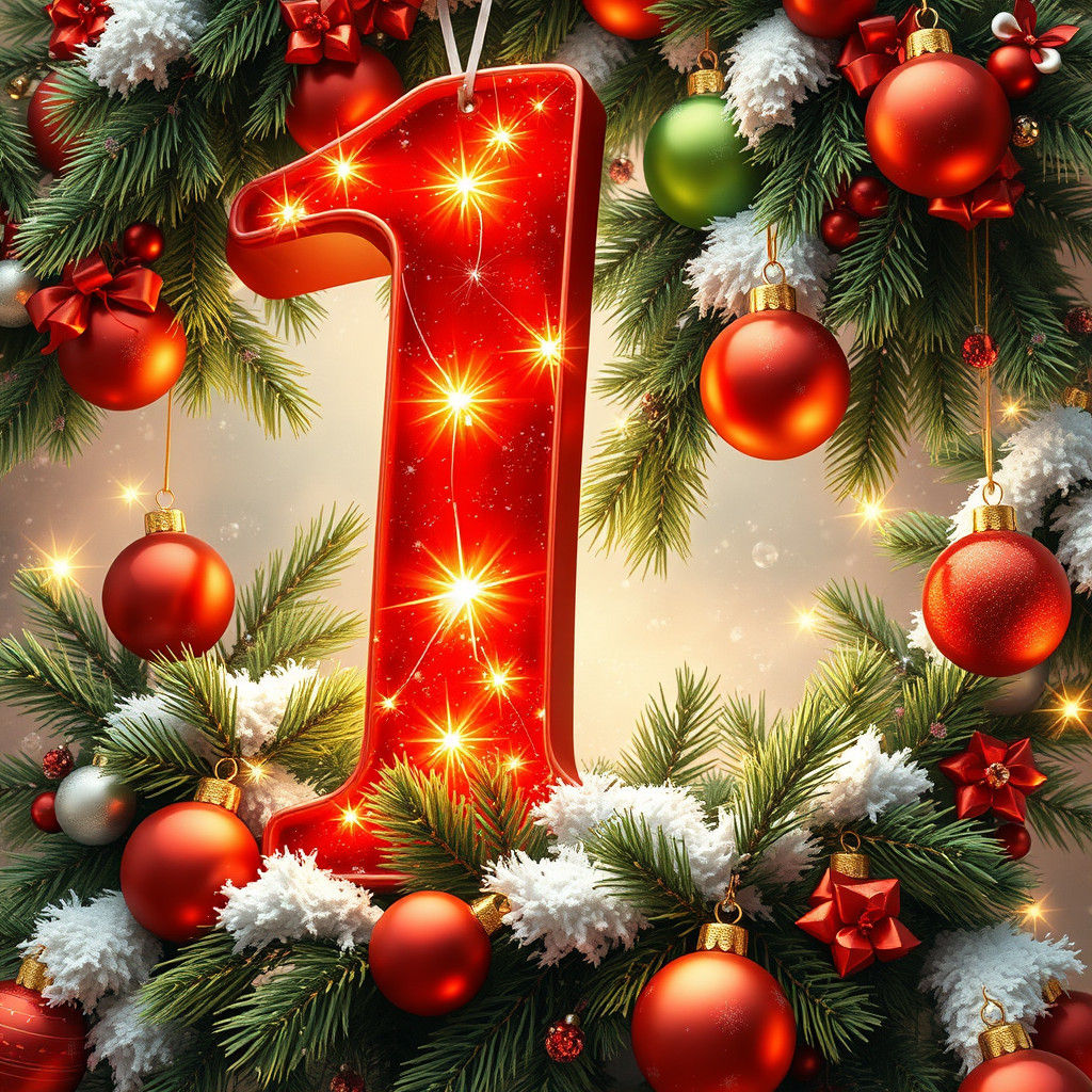 Majestic Christmas Number One in Winter Wonderland