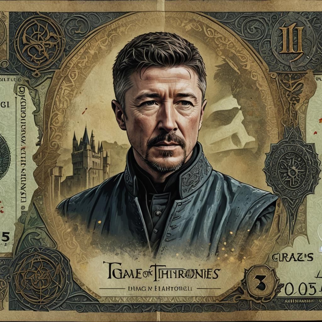Littlefinger Art Banknote: Game of Thrones Concept Art