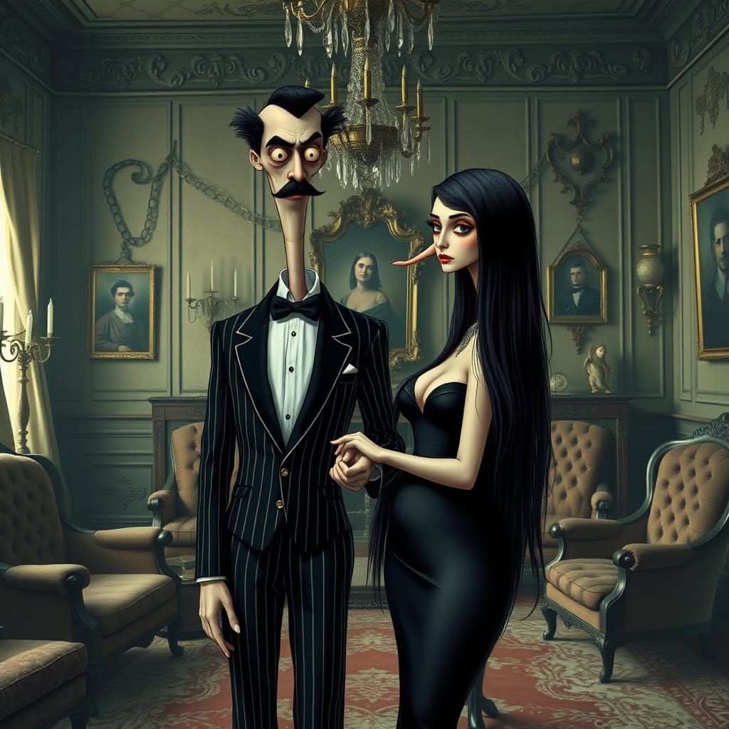 Gomez and Morticia 1