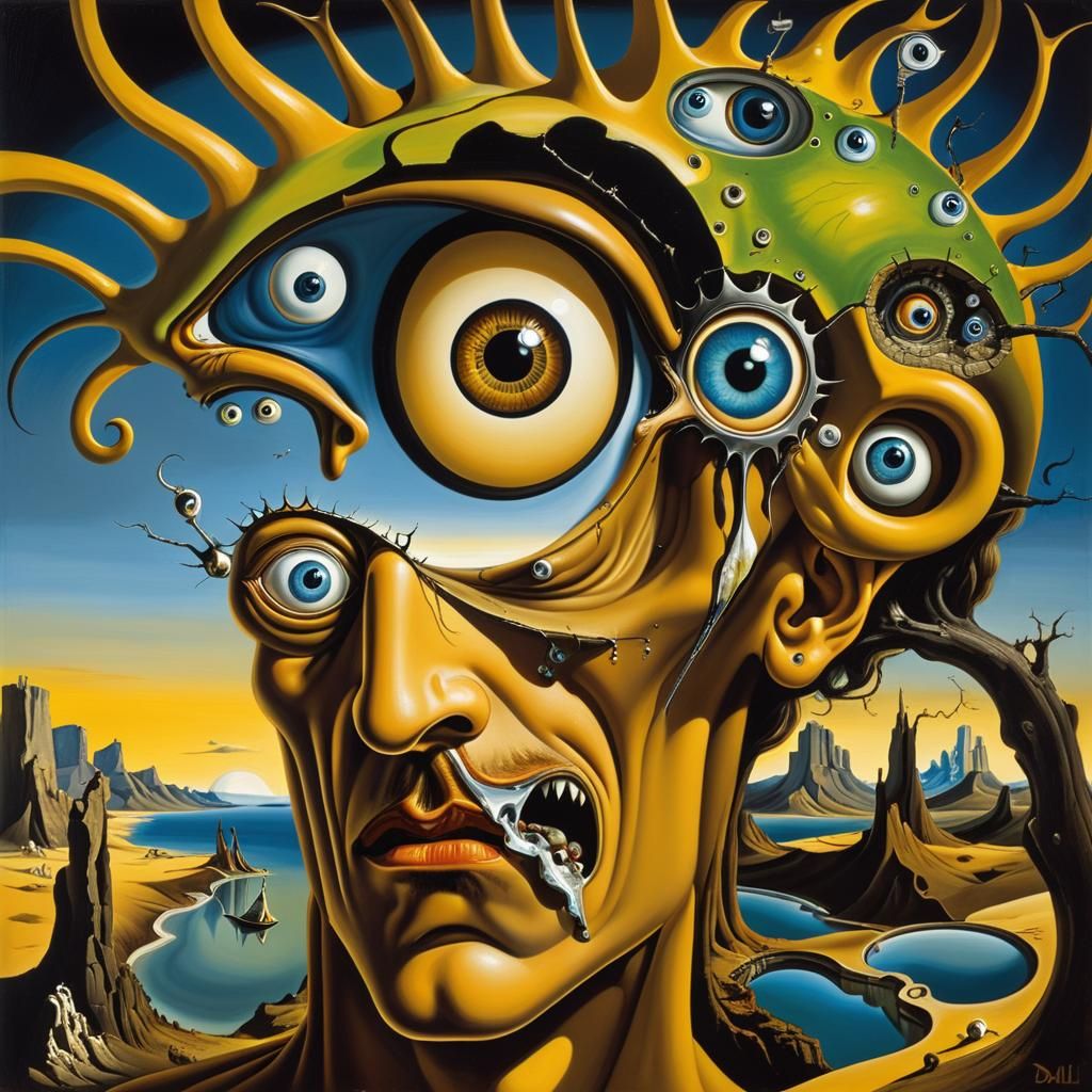 Surreal Melting Clocks Inspired by Salvador Dalí