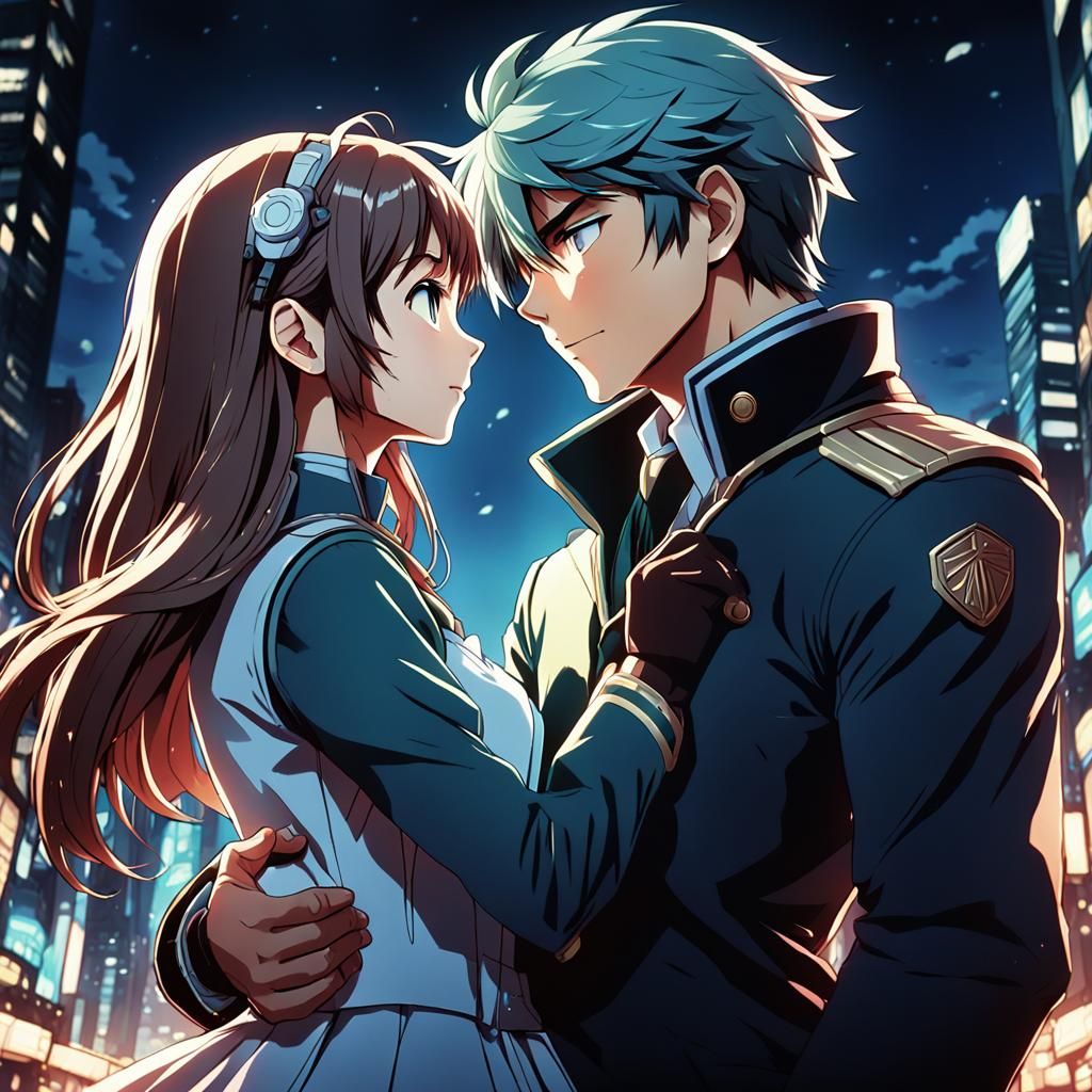 Anime Scene in Studio Trigger Style