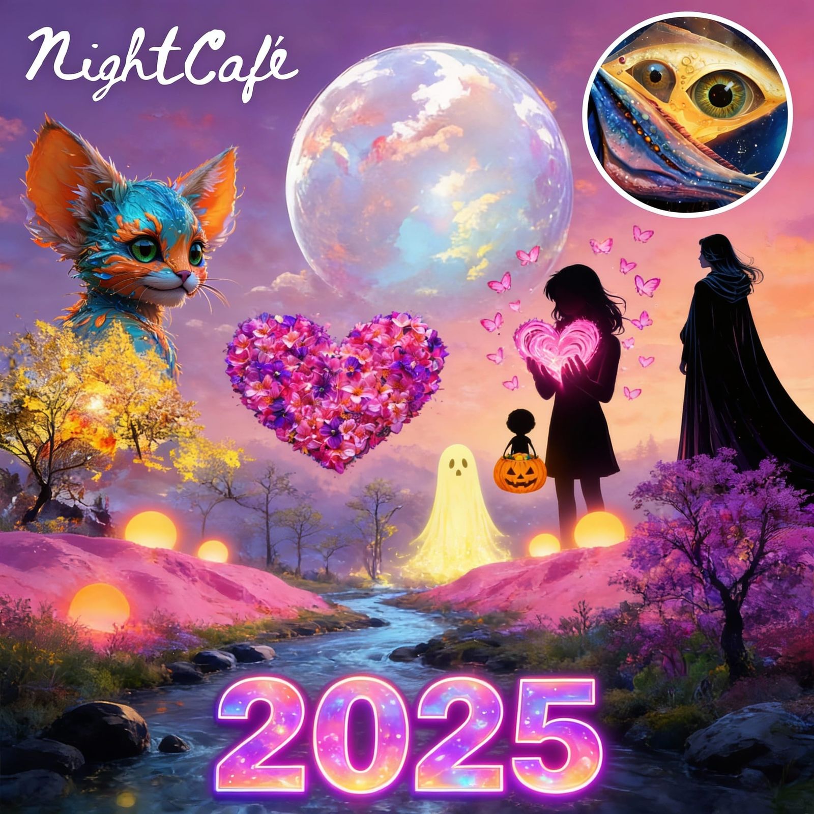 AI Art Collage: 2025 Highlights