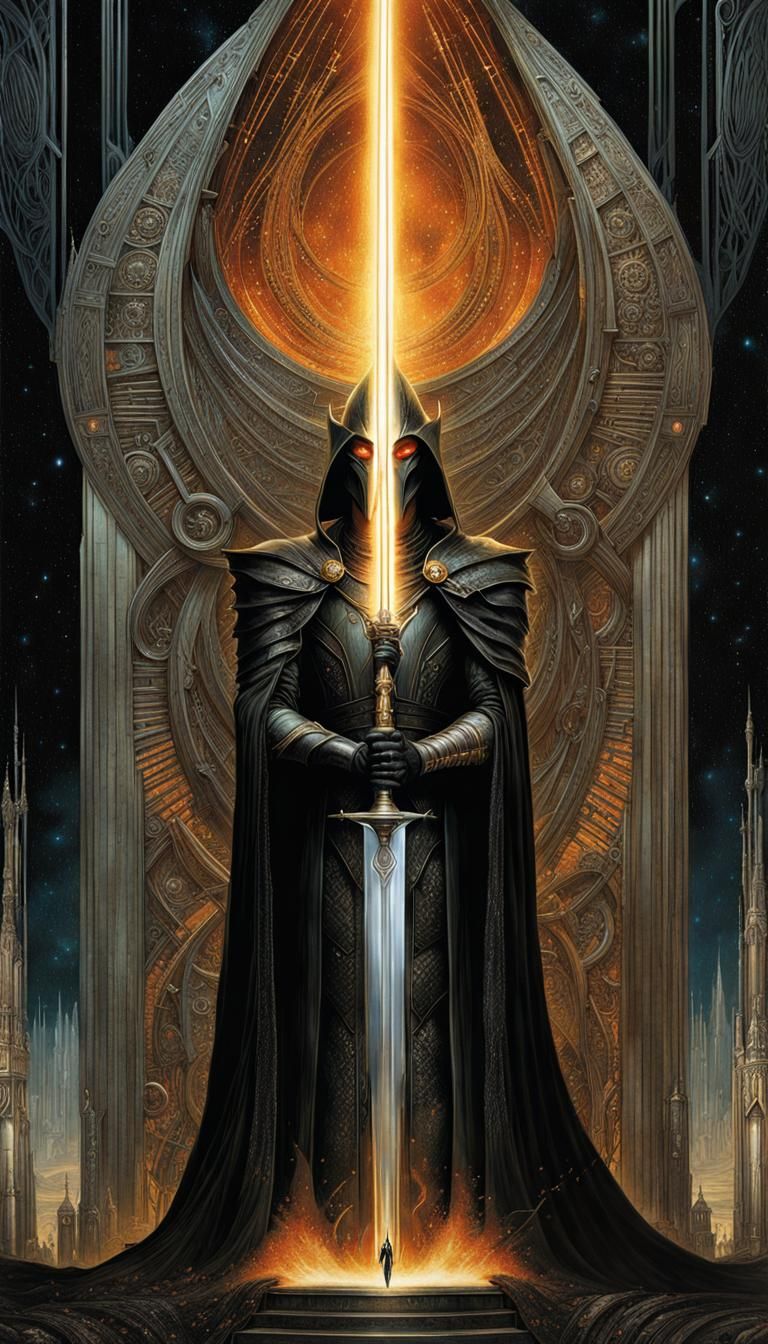 Sauron Leads Star Wars Forces in Sci-Fi Art