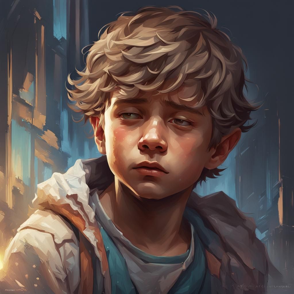 Detailed Portrait of a Sleepy Man in Unreal Engine