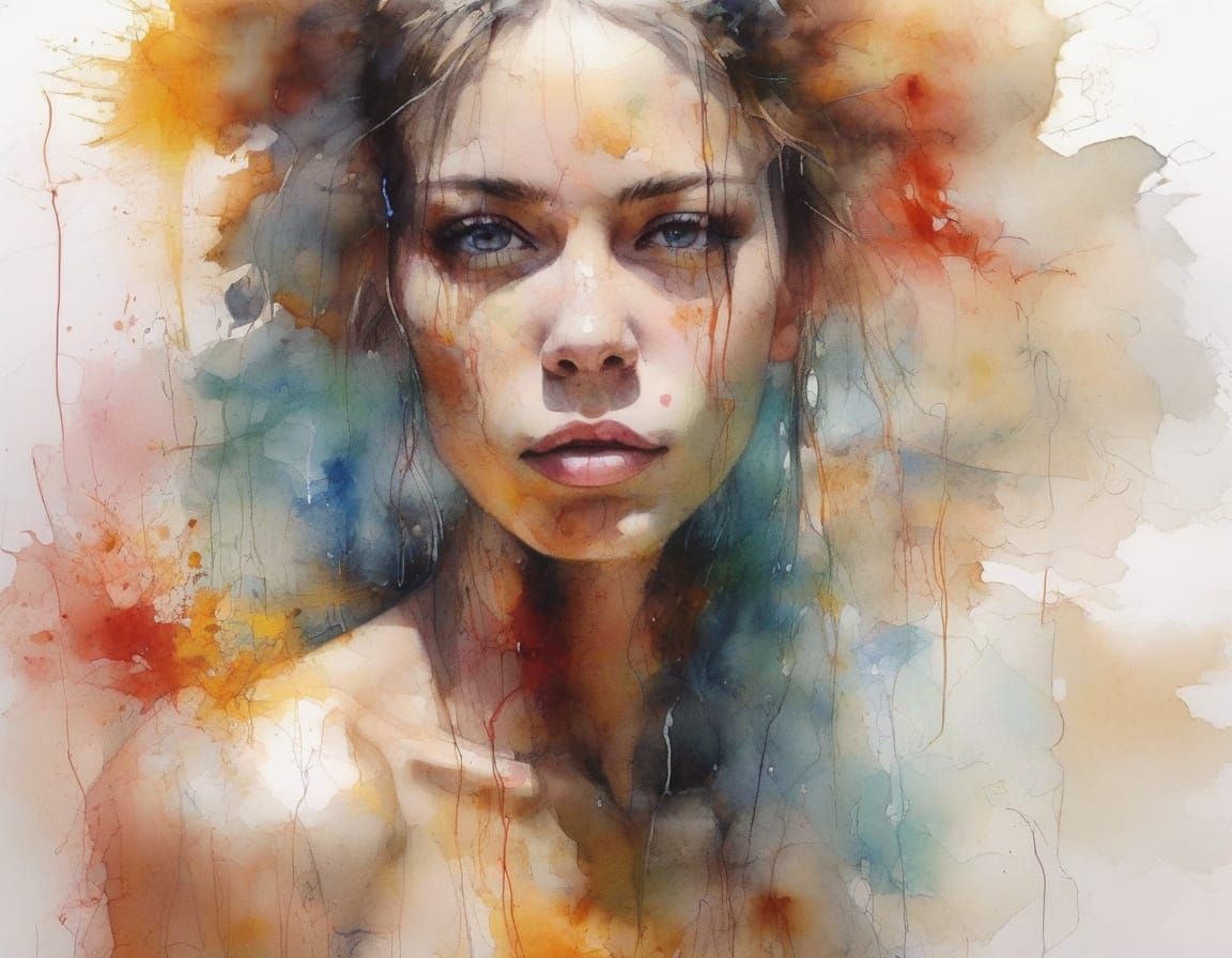 Hyperrealistic Earth Concept Art in Watercolour Style