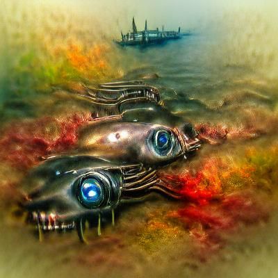 Bloodshot Eyes Swimming in a Poisoned Sea