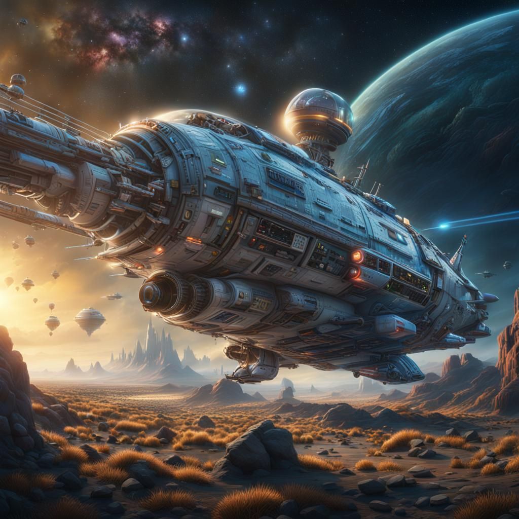 Buzz Lightyear's Spaceship: Epic Digital Matte Painting