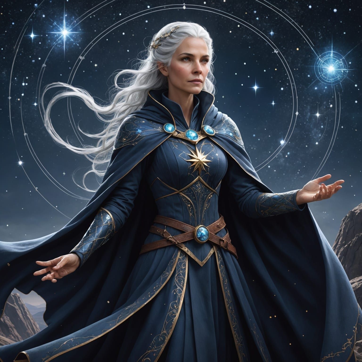 Seraphina: Star Weaver, Guardian of Cosmic Secrets