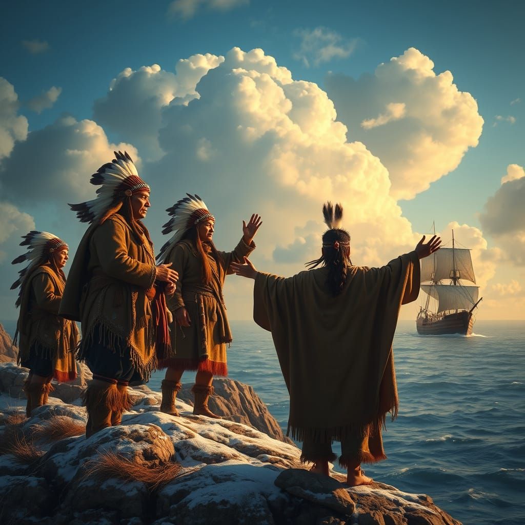Native Americans Bid Farewell to European Settlers in 1600s ...