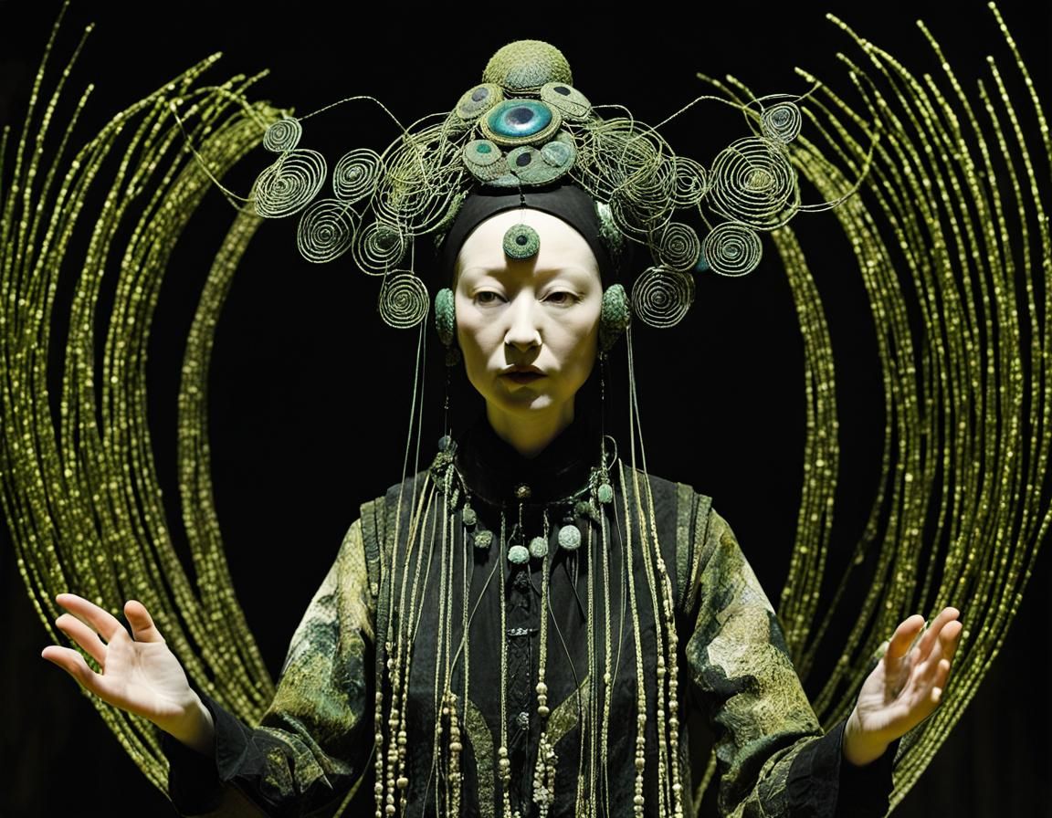 Rhythmic Sculpture by Digital Textile Artist