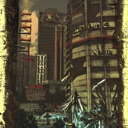 Fallout New Vegas: Medellin Book Cover Concept