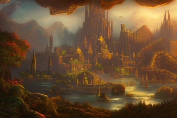 Medieval Feast: Detailed Matte Painting in Unreal Engine