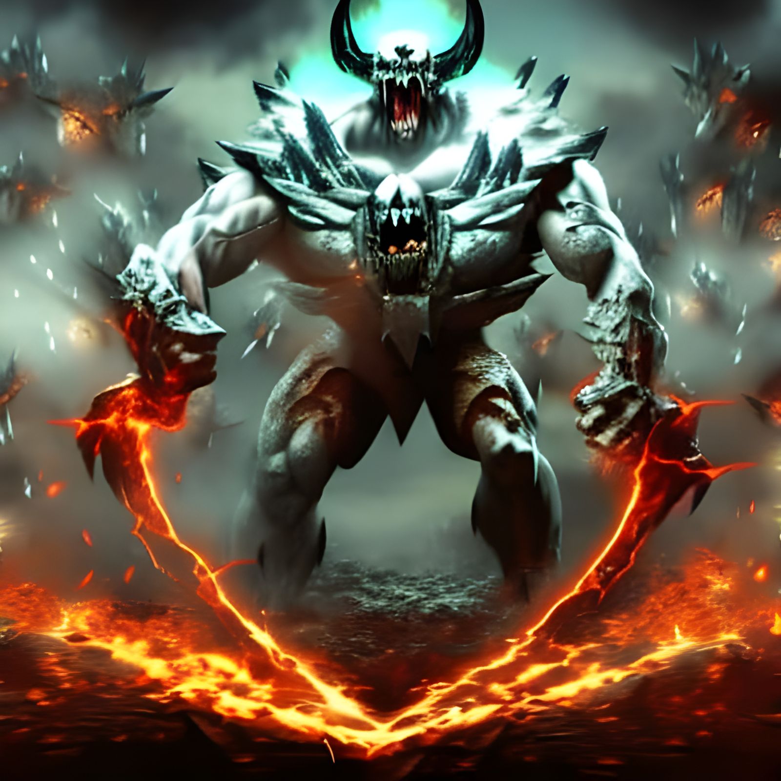 Cyborg Centaur on Metal Steed: 8k Concept Art