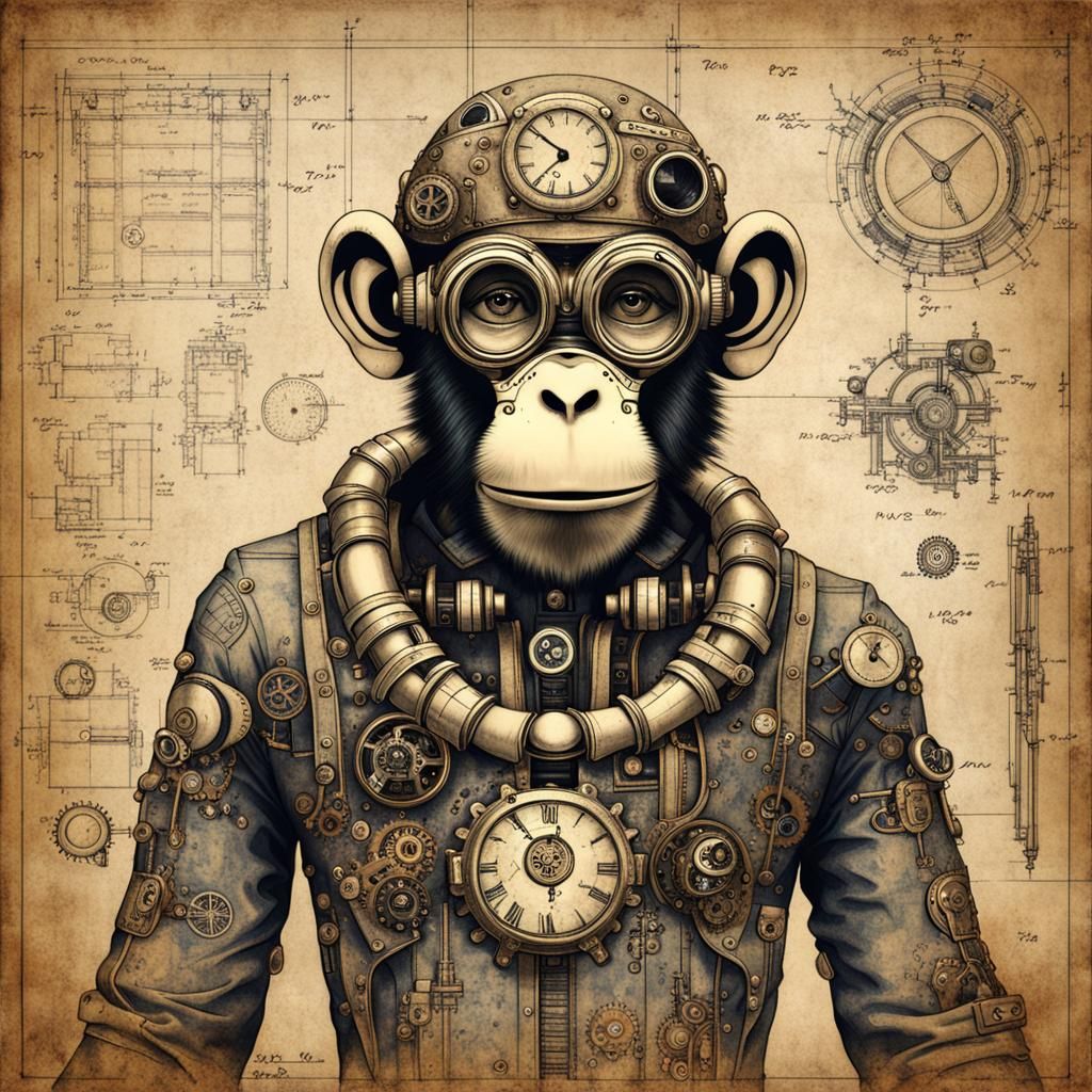 Cyborg monkey