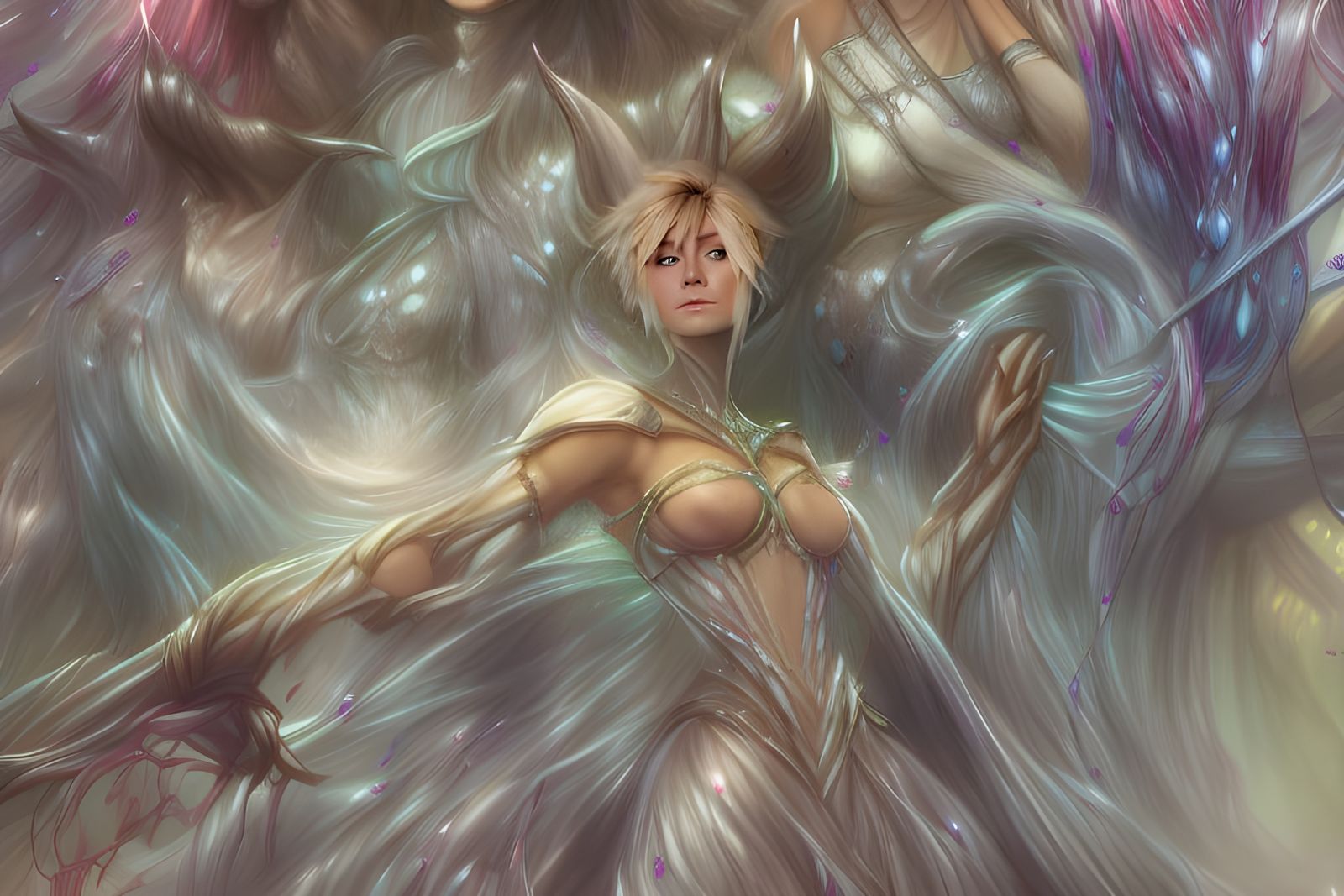 Sensual Portrait in WLOP Artgerm Style