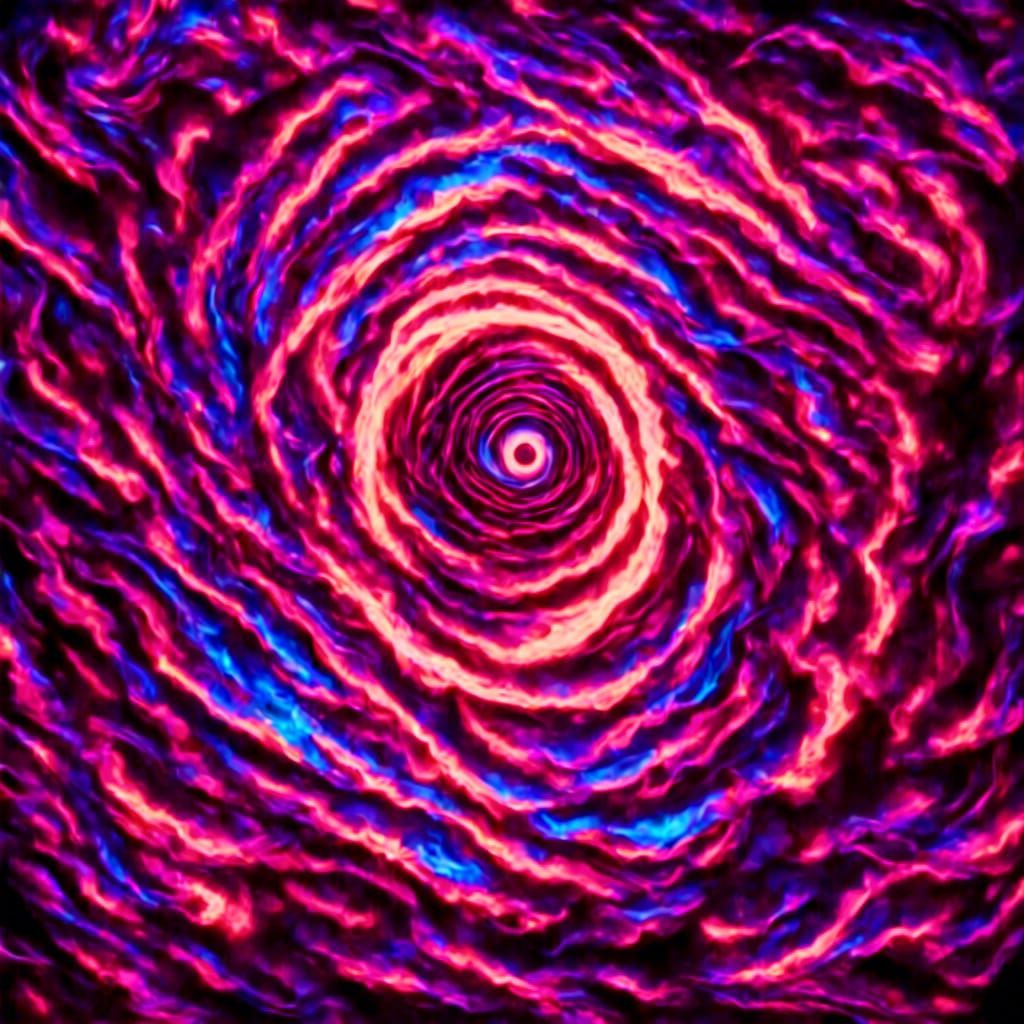 Hyperrealistic Psytrance Album Cover: Alien Forest Mandala