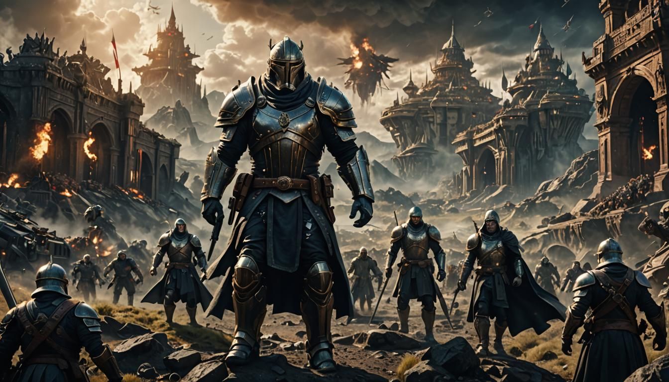 Fantastic Four Ready for Battle: Digital Matte Painting