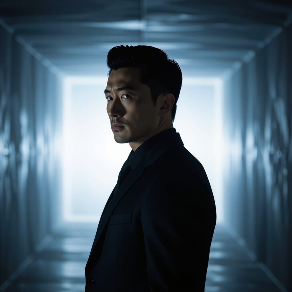 Simu Liu as Ching Lei in Moody Film Still