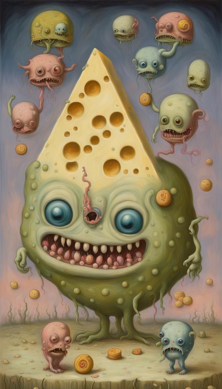 moldy cheese monsters