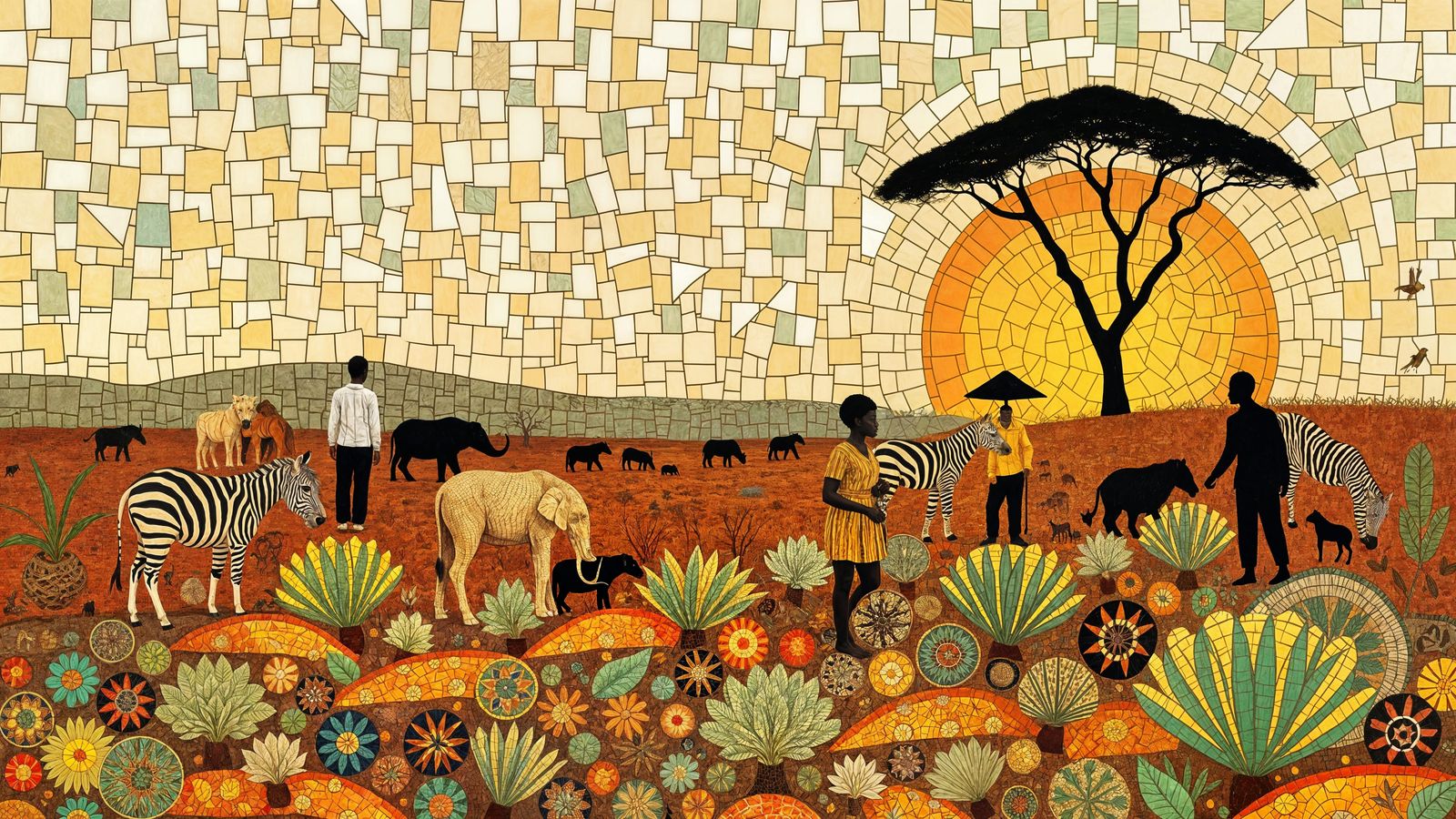 African Tapestry: Vibrant Mosaic of Nature and Culture