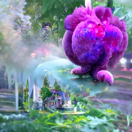 Venonat Pokemon in Ethereal Fantasy Style