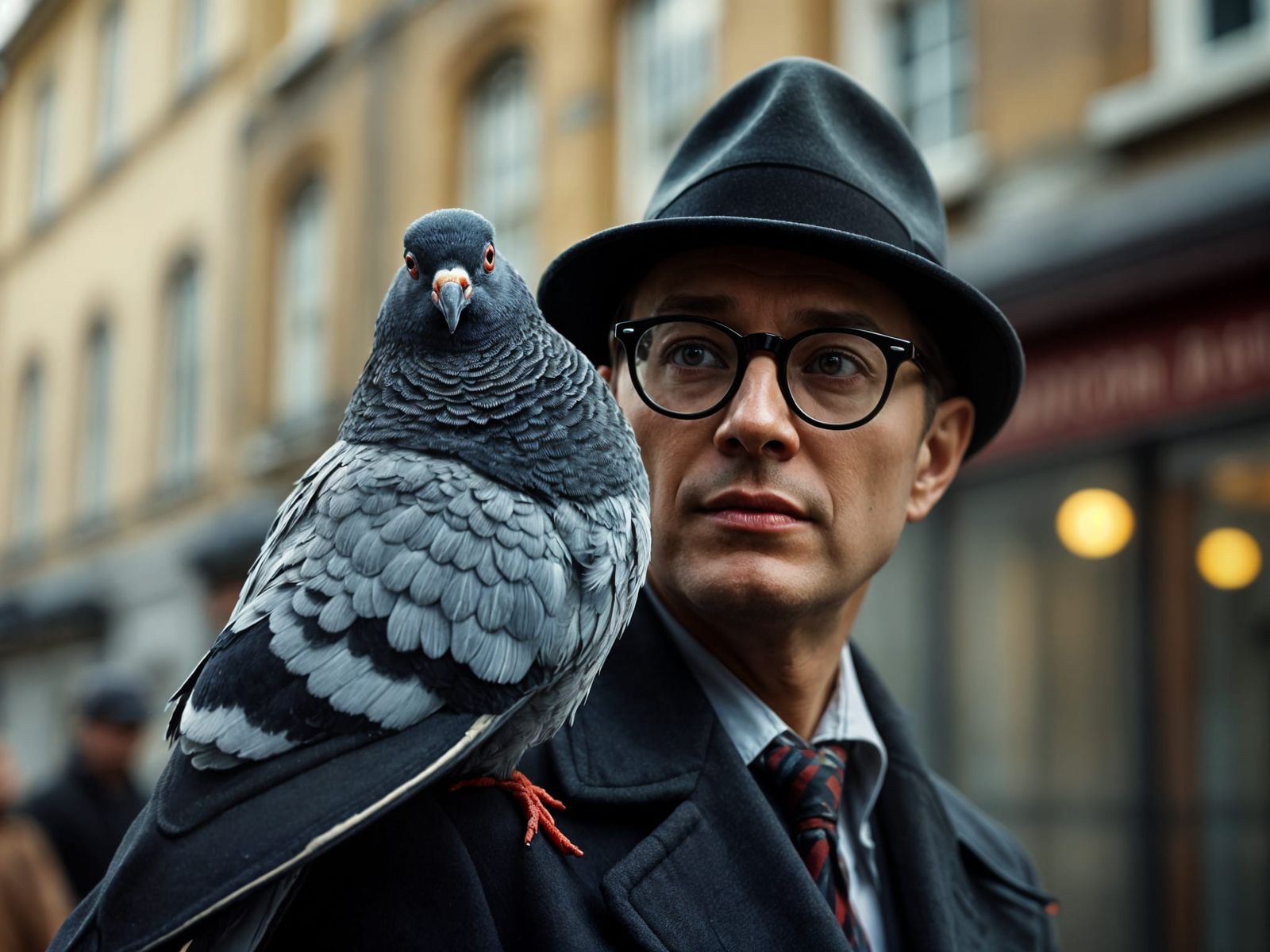 The Doom Pigeon Watches Over Its British Defender