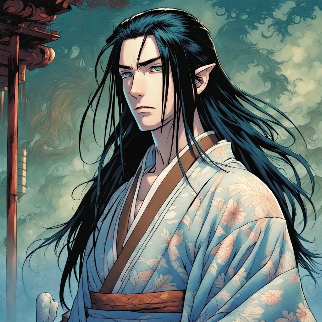 Haku in Comic Book Art Style