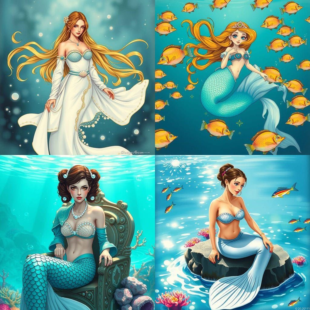 princess leia mermaid