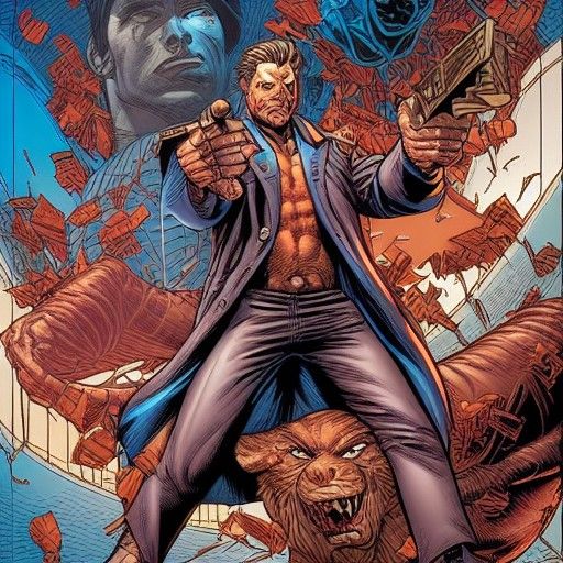 Modern Comic Book Art Illustration