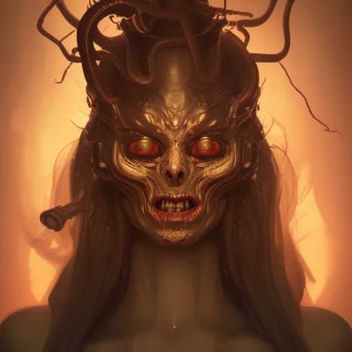 Eldritch Demonic Tea Kettle Portrait in Unreal Engine 5