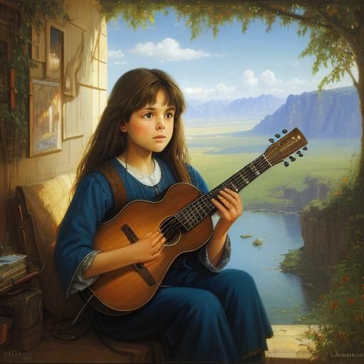 Heart's Song as Oil Painting